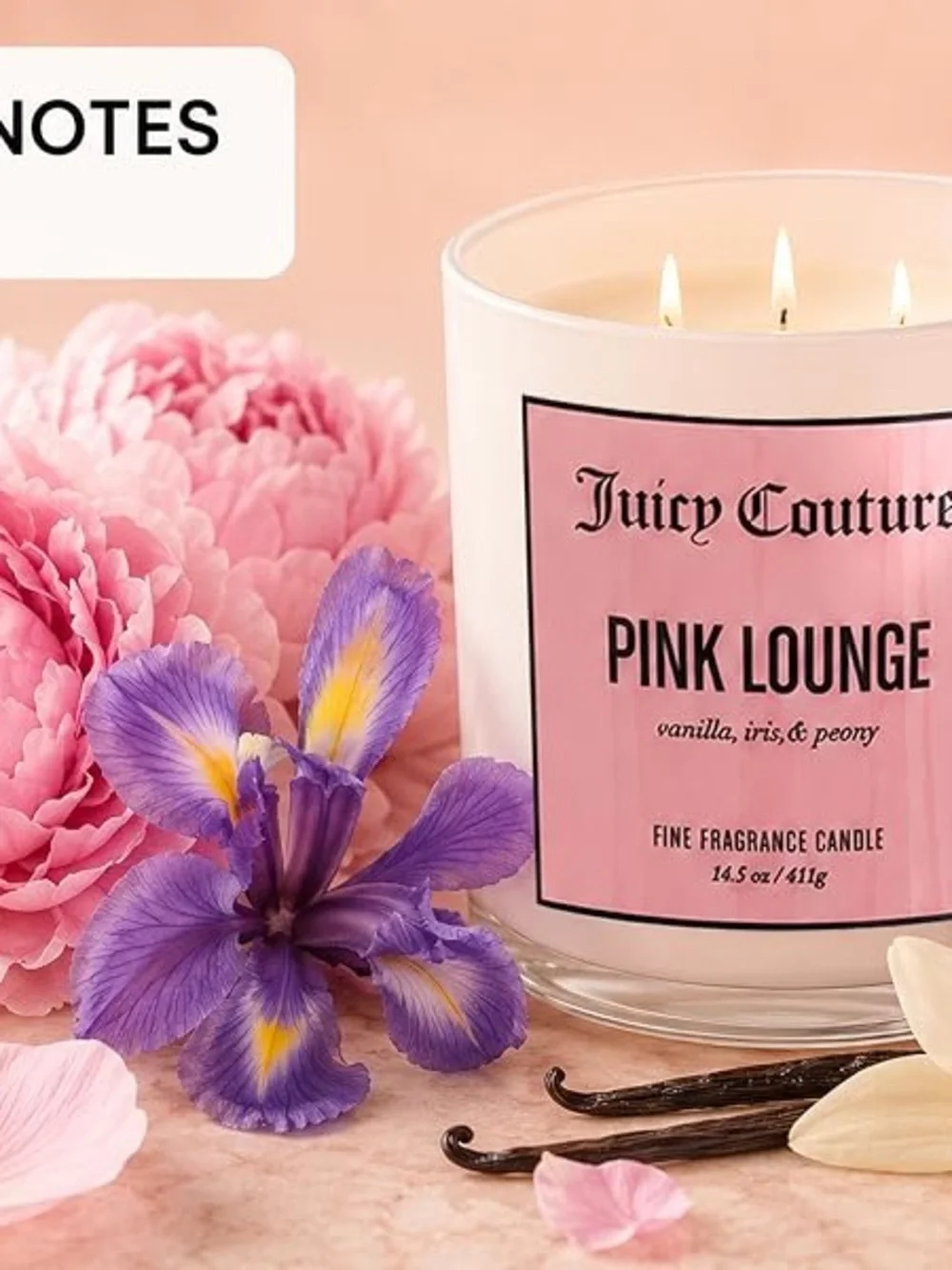 Juicy Couture Pink Lounge Scented Candle. Brand new.